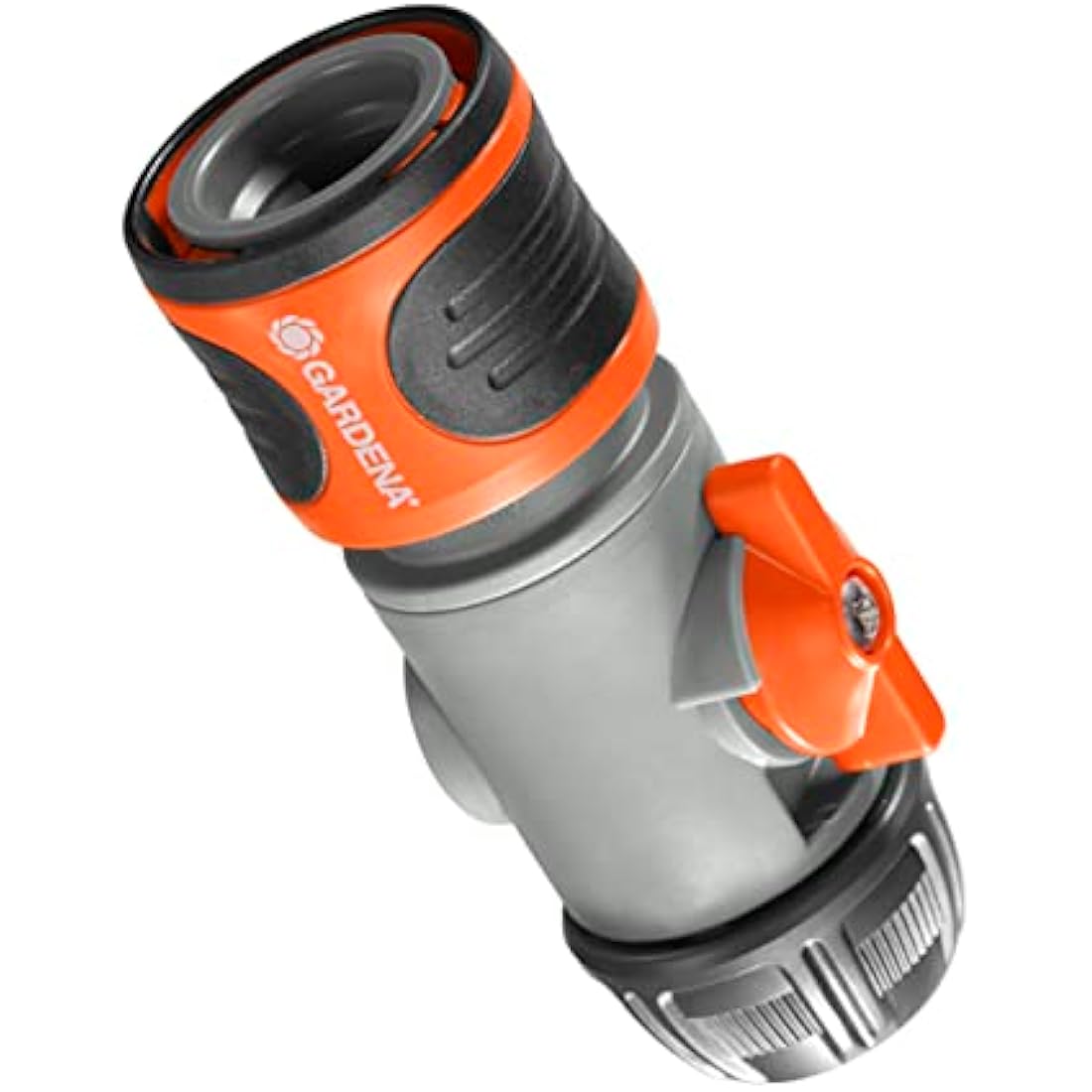 Gardena Hose Connector with Control Valve for 13-15mm Hoses | UV Proof