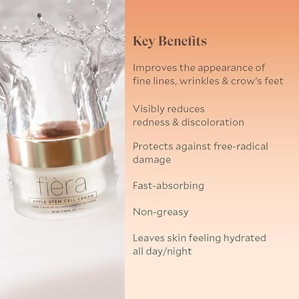 Fièra Apple Stem Cell Face Cream – Anti-Aging Moisturizer for Mature Skin