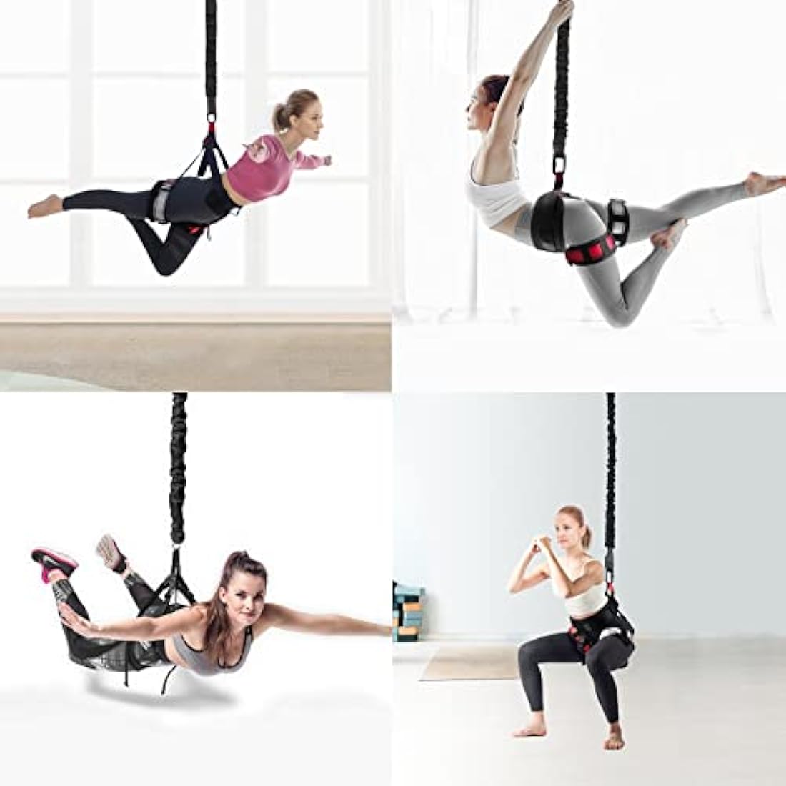 DASKING Heavy Bungee Resistance Band Set | Professional Yoga Dance Rope