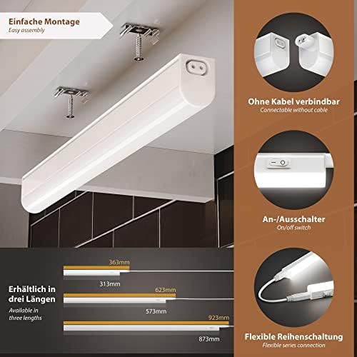 Parlat Rigel LED Under-Cabinet Light Set - 3 Pack, 57.3cm, 880lm, White