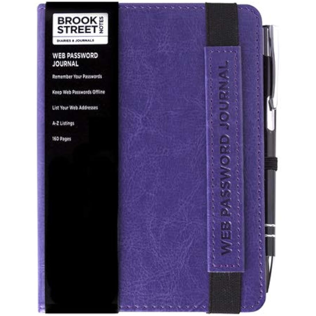 A6 Web Address Book and Password Organizer – Purple