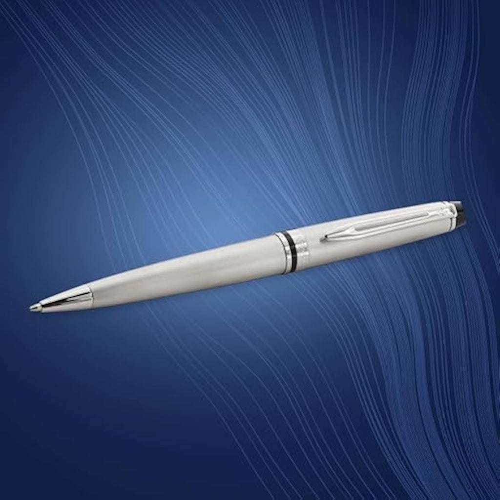 Waterman Expert Ballpoint Pen – Stainless Steel with Chrome Trim