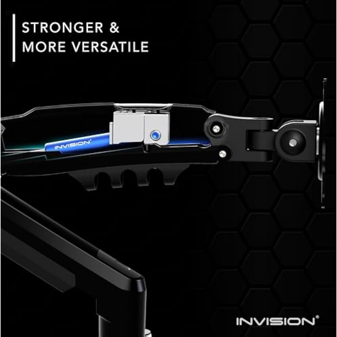 Invision MX400 Dual Monitor Arm – Ergonomic Desk Mount for 19-32" Screens