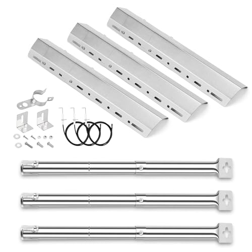 GFTIME Universal Adjustable Stainless Steel Burner & Heat Plate Kit, 3 Pack