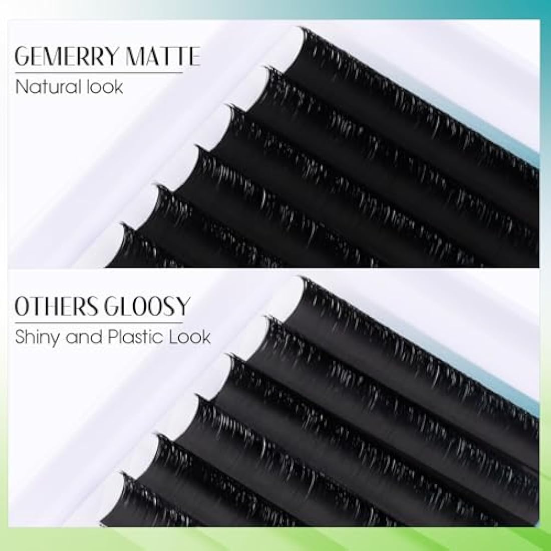 Gemerry Easy Fan Lash Extensions | 0.07mm D Curl Russian Volume Mink
