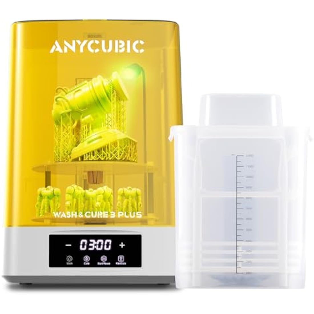 Anycubic Wash and Cure 3 Plus | 2-in-1 Resin 3D Printer Station