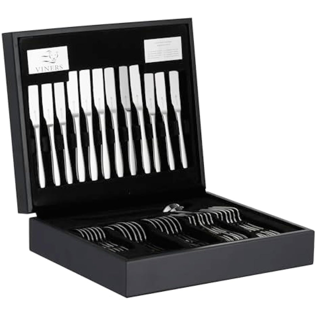 Viners Eden 44 Piece 18/10 Stainless Steel Cutlery Set with Gift Box