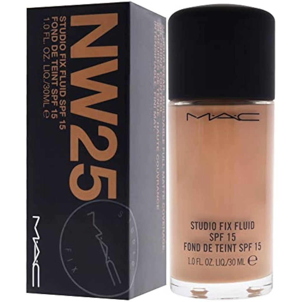 MAC Studio Fix Fluid Foundation SPF 15 – NW25 Long-Wearing 30ml
