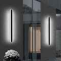Mikeru 120cm Outdoor LED Wall Sconce | IP65 Waterproof Black Light 2-Pack
