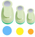 UCEC Circle Punch Set – 3-Piece Paper Hole Punches for Crafting & DIY