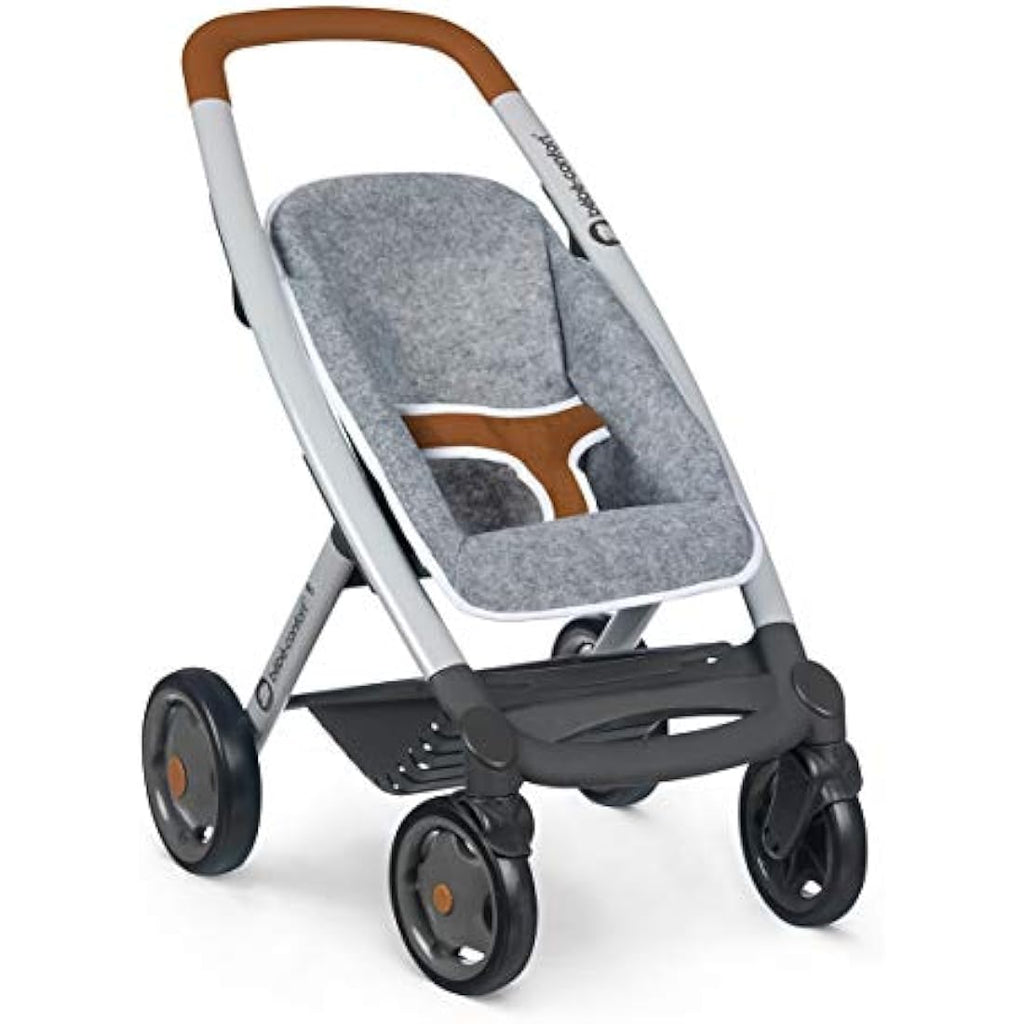 Smoby Bébé Confort 3-in-1 Doll Pushchair and Pram – Grey Toy Stroller