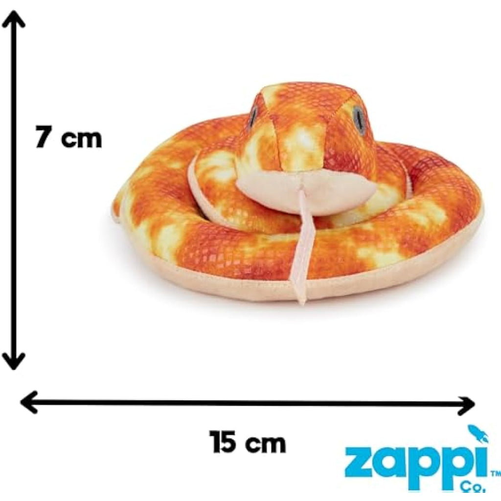 Snake Plush Toy – Soft Stuffed Animal for Kids (15cm)