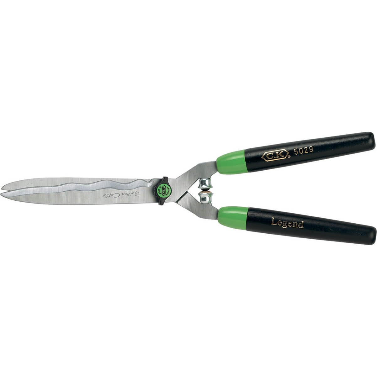 C.K Classic Legend Golden Hedge Shears – Wavy Edge Forged Steel