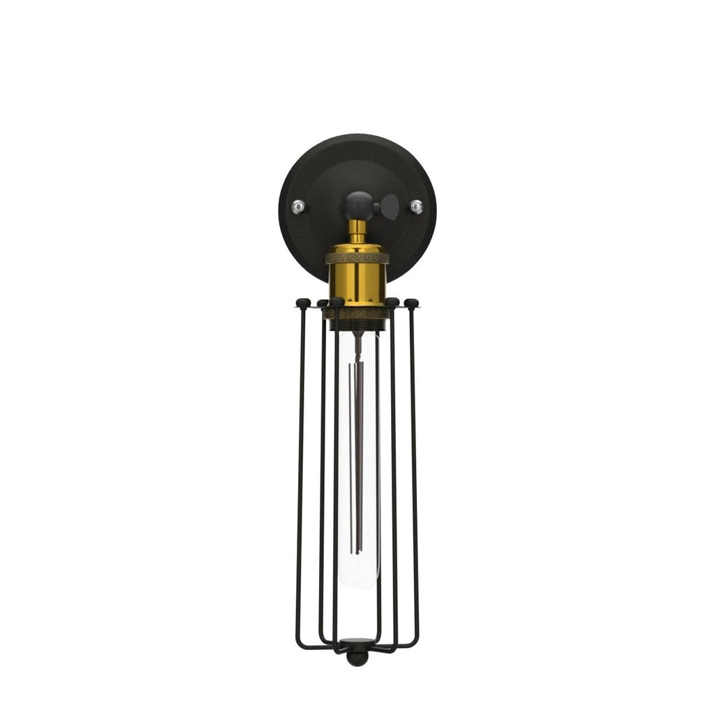 Jolof Store Industrial Metal Cage Wall Sconces | Vintage Adjustable Lamp 2-Pack