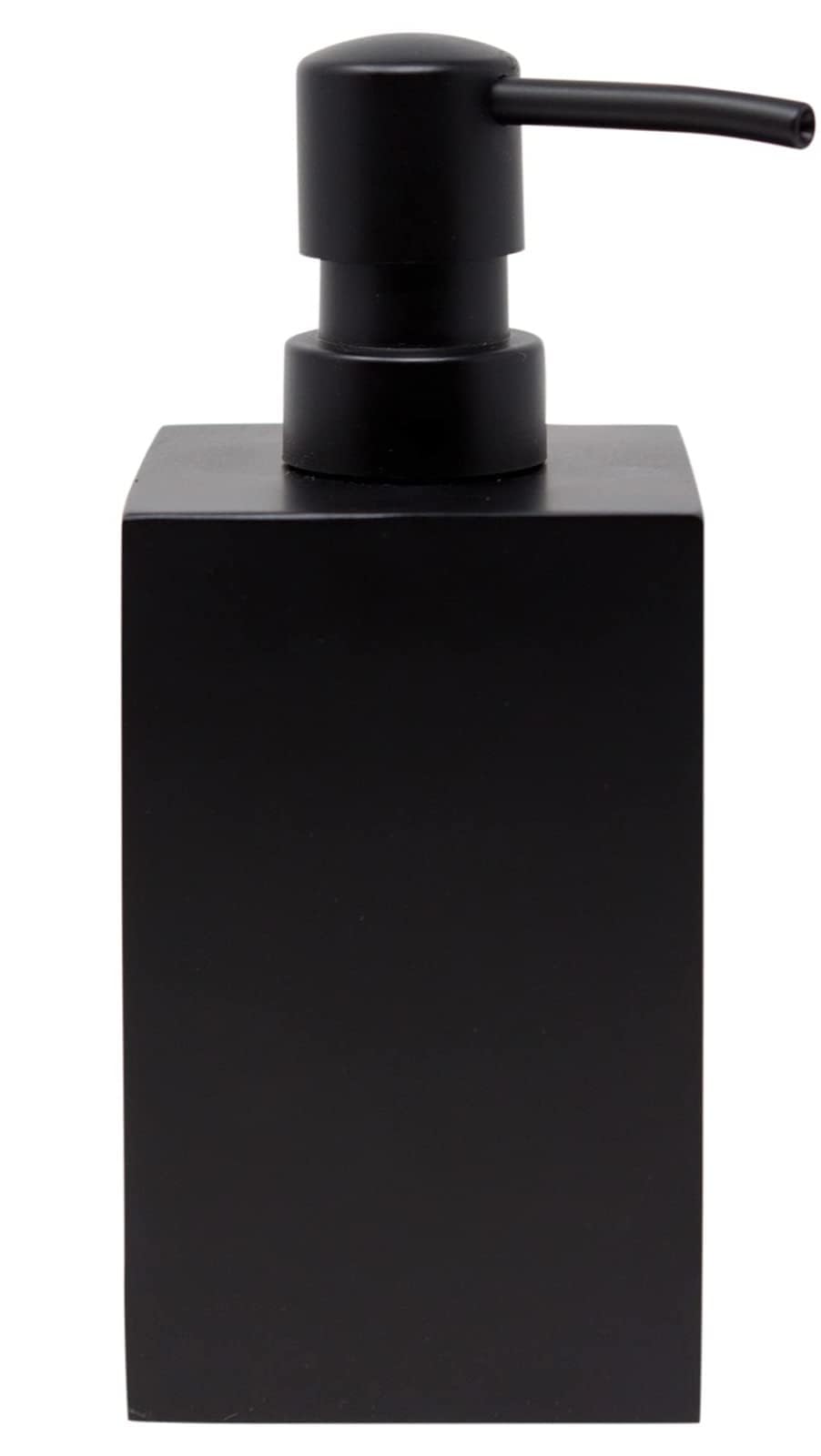 Yew Design Matte Black Soap Dispenser | 15oz Square Rustproof Resin
