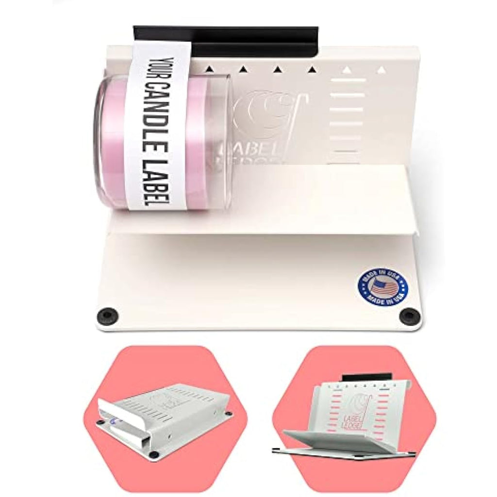 Label Ledge – Manual Label Applicator Machine for Bottles and Jars