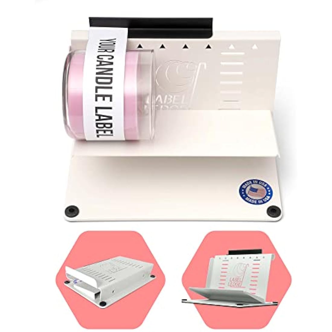 Label Ledge – Manual Label Applicator Machine for Bottles and Jars