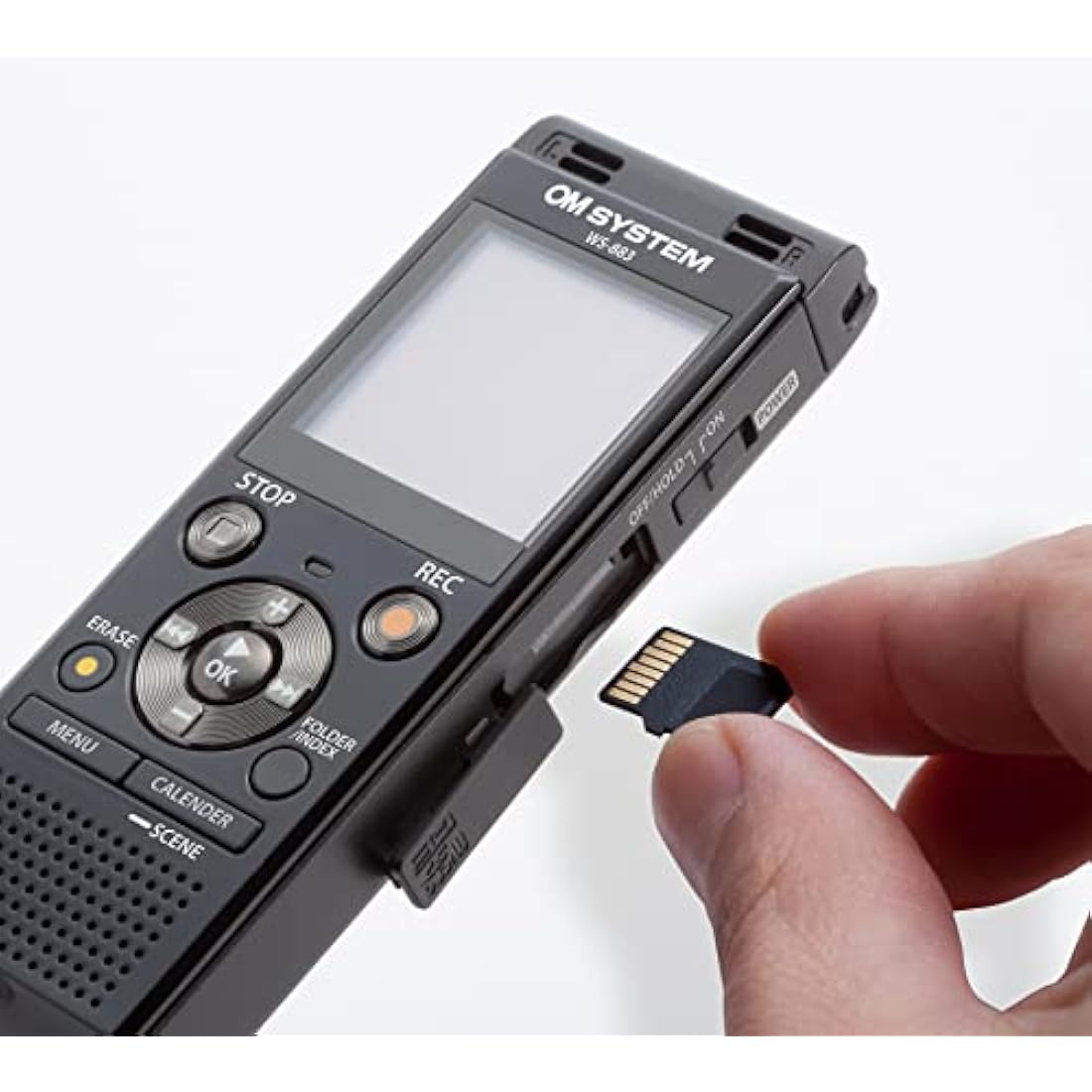 OM SYSTEM WS-883 Digital Voice Recorder | 8GB Stereo Mic with USB