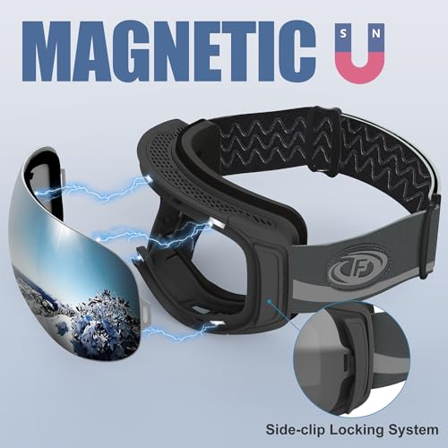 Findway OTG Ski Goggles | Magnetic Interchangeable Spherical Lens