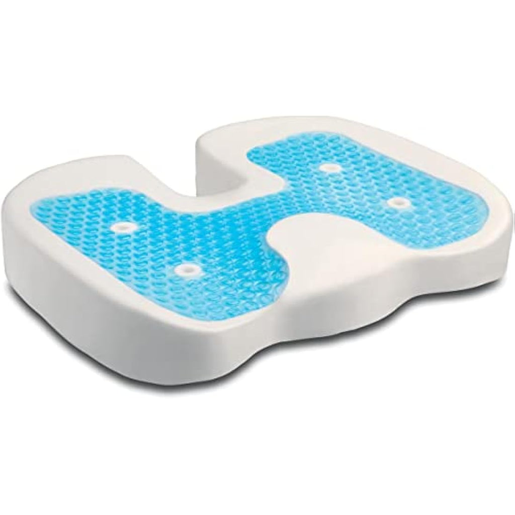 Kensington Premium Cool-Gel Memory Foam Seat Cushion - Black