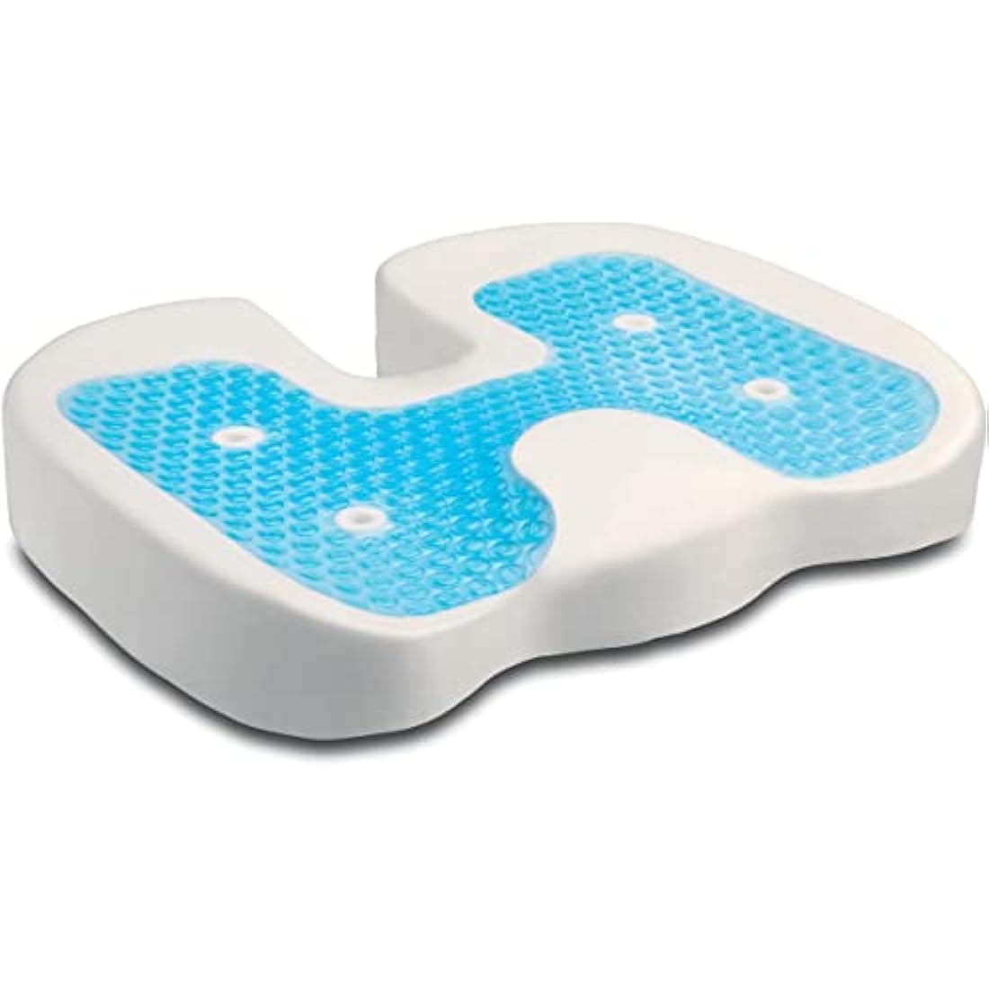 Kensington Premium Cool-Gel Memory Foam Seat Cushion - Black