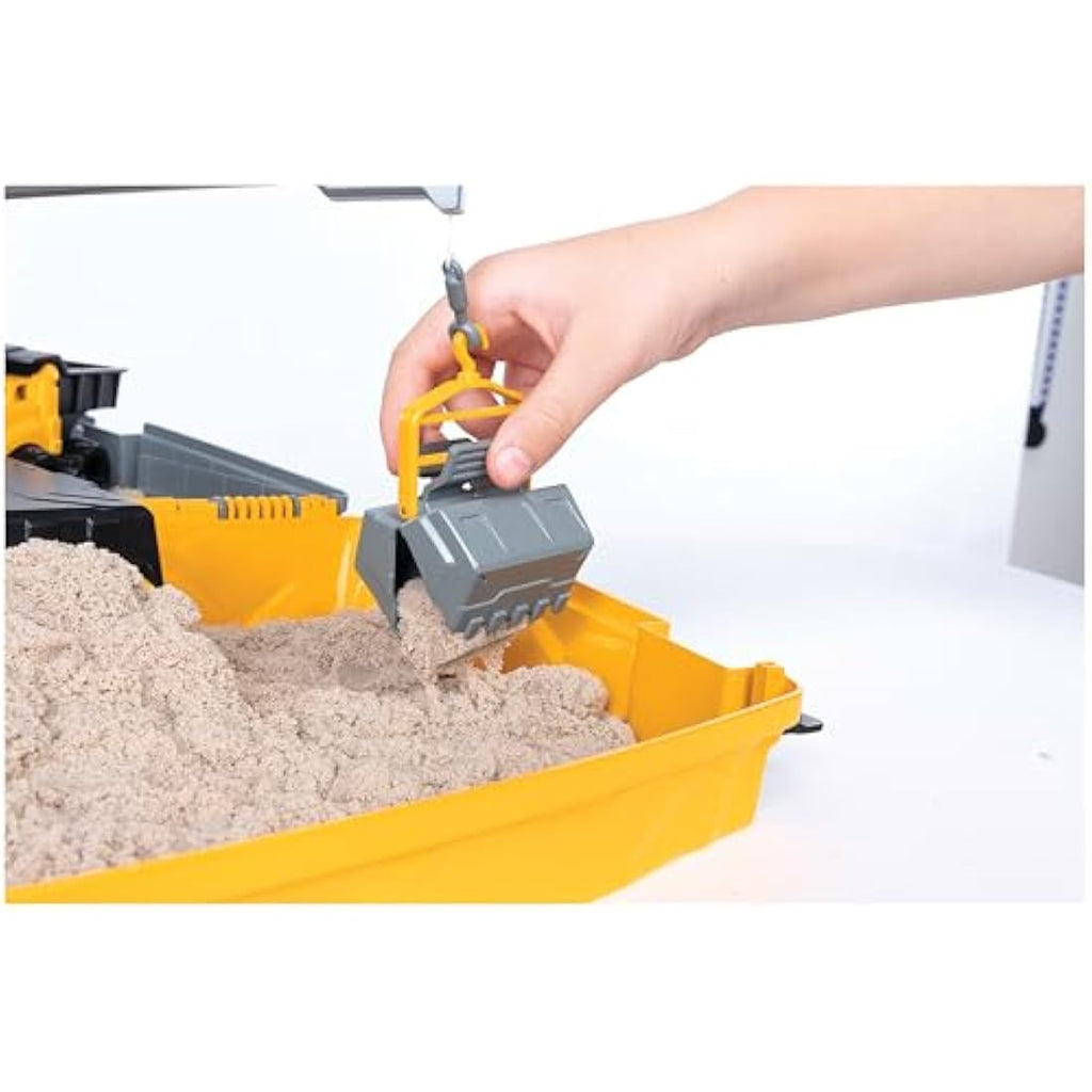 Kinetic Sand Construction Site Folding Sandbox Playset with Vehicle