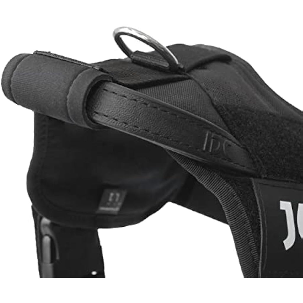 Julius-K9 IDC Stealth PowerHarness - Black Tactical Dog Harness, Size 2