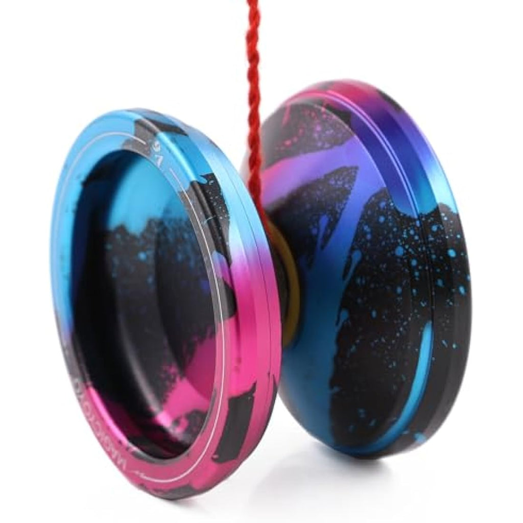 MAGICYOYO V6 Locus Responsive Metal Yoyo Kit - Blue, Pink & Black