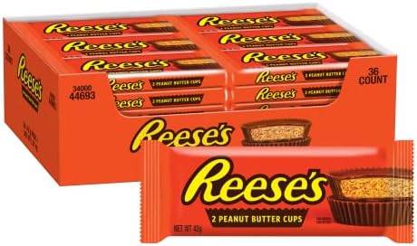 Reese's Peanut Butter Cups | Milk Chocolate Bulk Pack | 36 x 42g