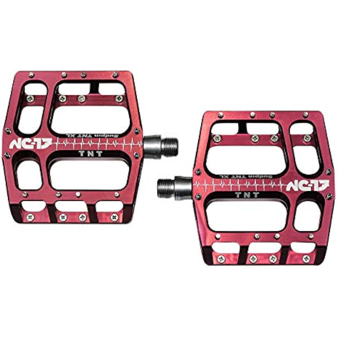 NC-17 Sudpin IV XL TNT Aluminium Platform Pedals – MTB & BMX Flat Pedals