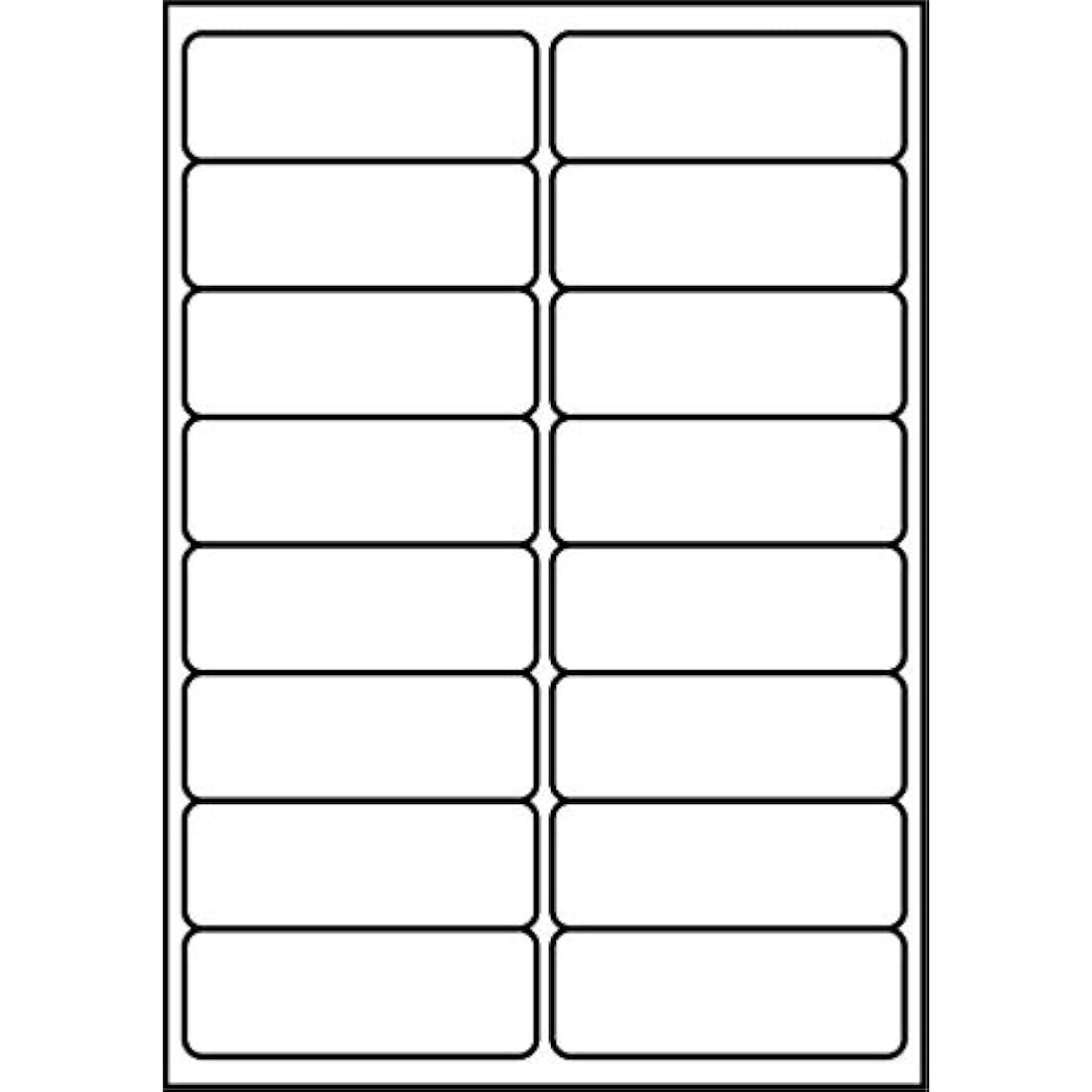 SmithPackaging A4 Address Labels - 16 Per Sheet, 100 Sheets, 99.1x34mm