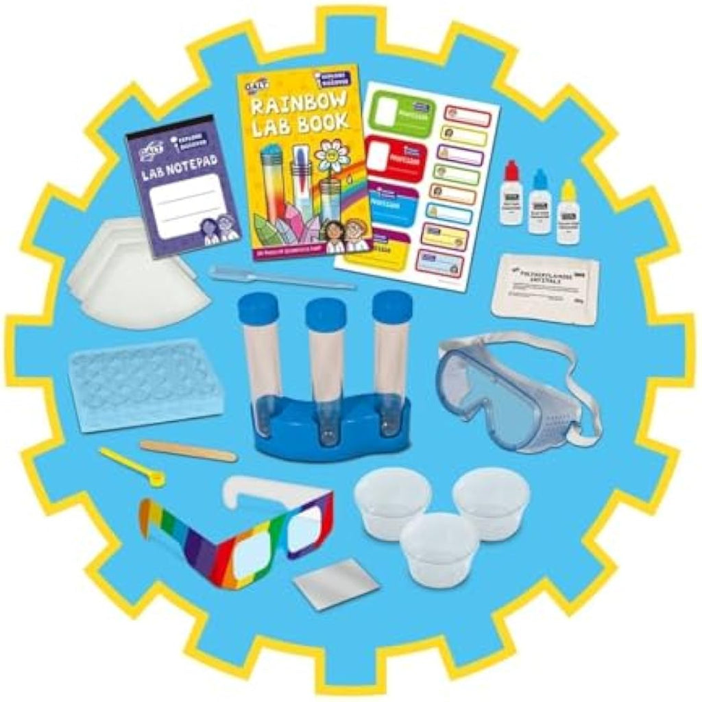 Galt Rainbow Lab Science Kit – 12 STEM Experiments for Kids Ages 5+
