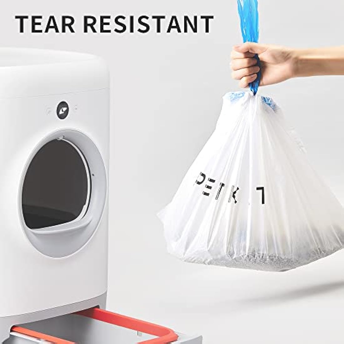PETKIT Cat Litter Tray Liners - 100 Drawstring Bags for PURA X & MAX