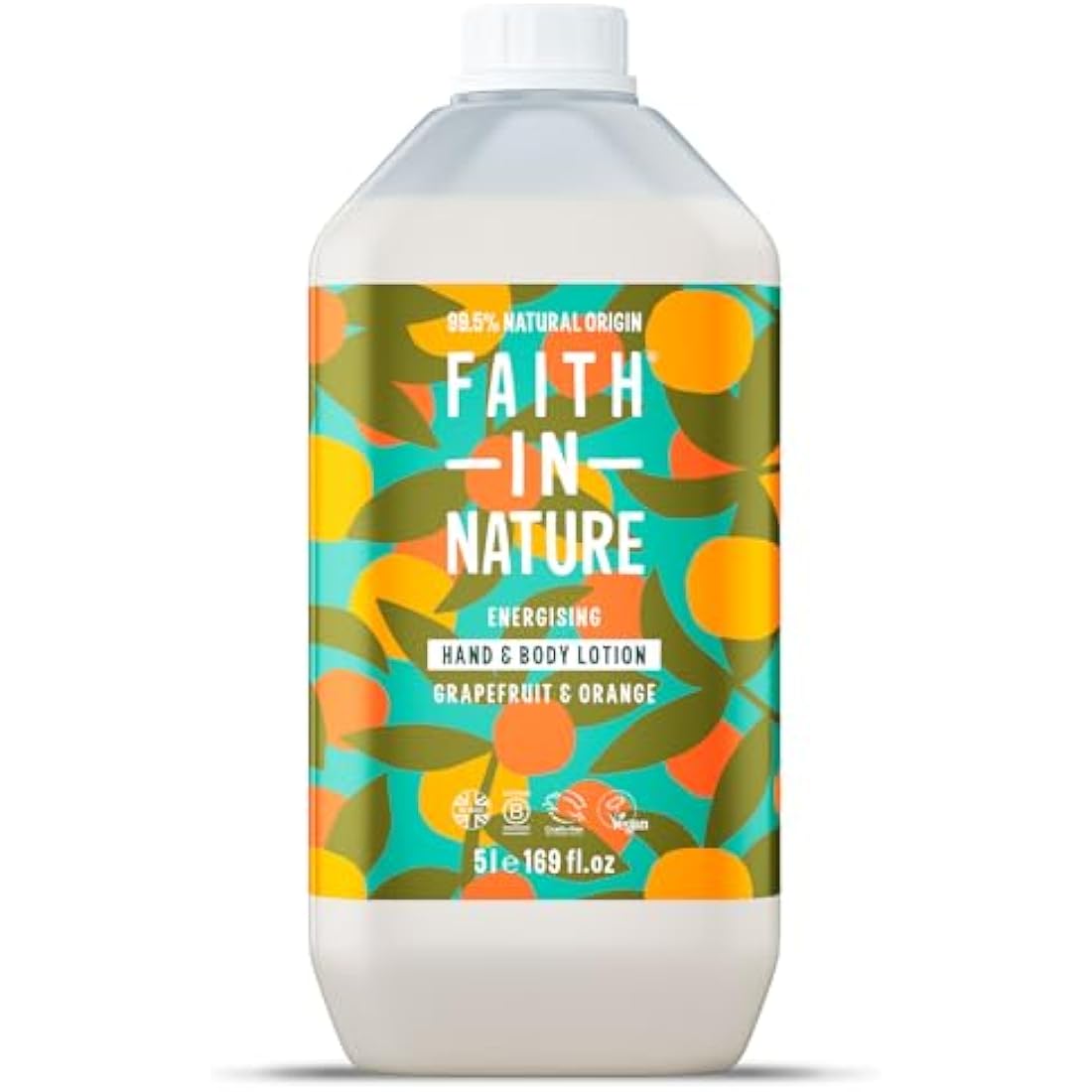 Faith In Nature Grapefruit & Orange Hand & Body Lotion | 5L Refill