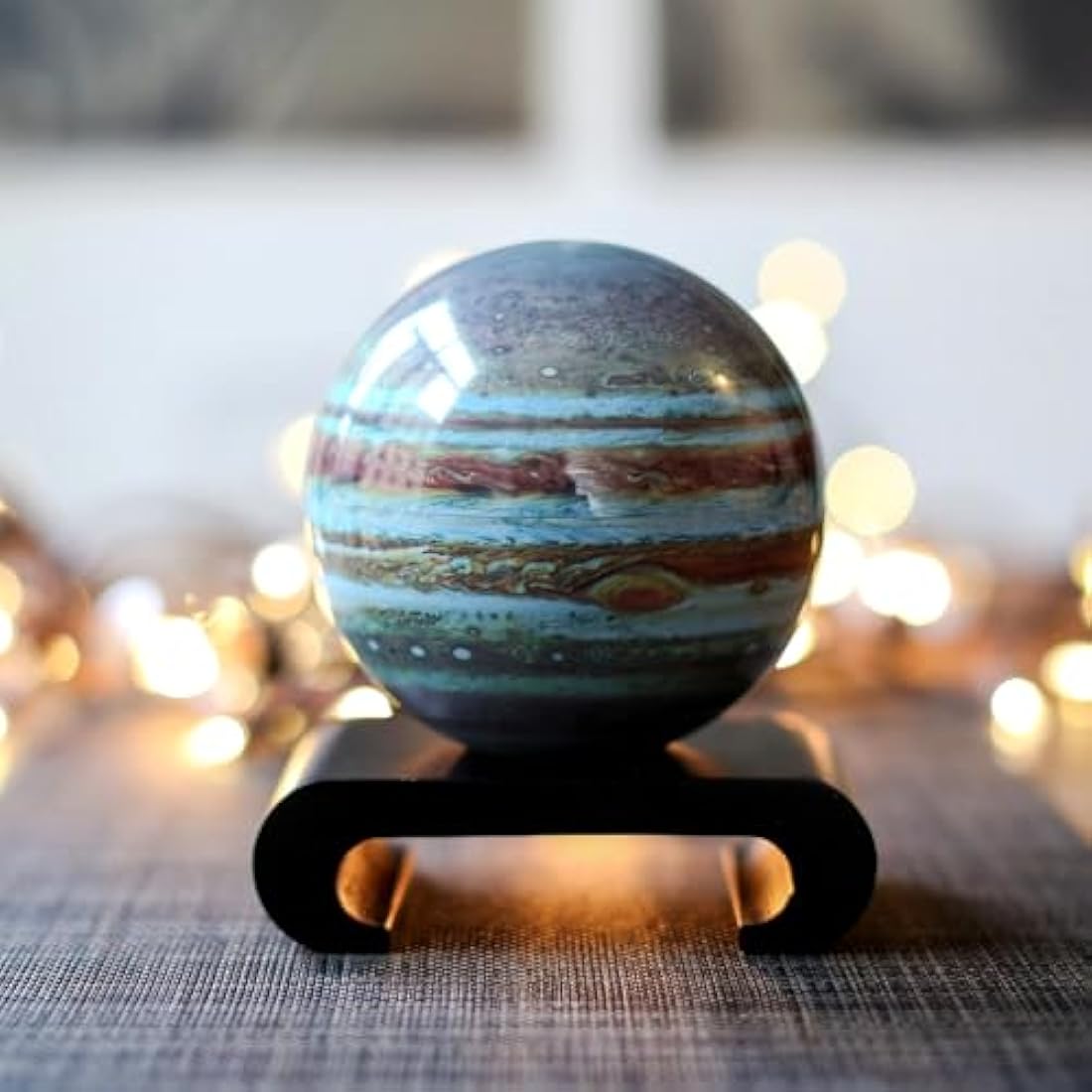 MOVA Jupiter Rotating Globe | 4.5-Inch Solar Powered Desk Decor