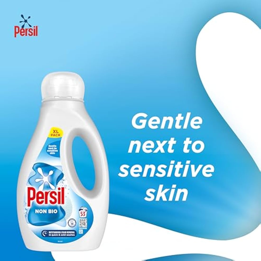 Persil Non Bio Laundry Liquid Detergent - Sensitive Skin - 53 Washes