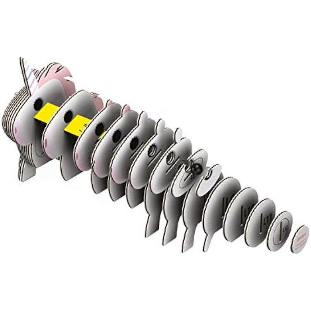 EUGY 3D Unicorn Model Craft Kit – DIY Educational Puzzle for Kids