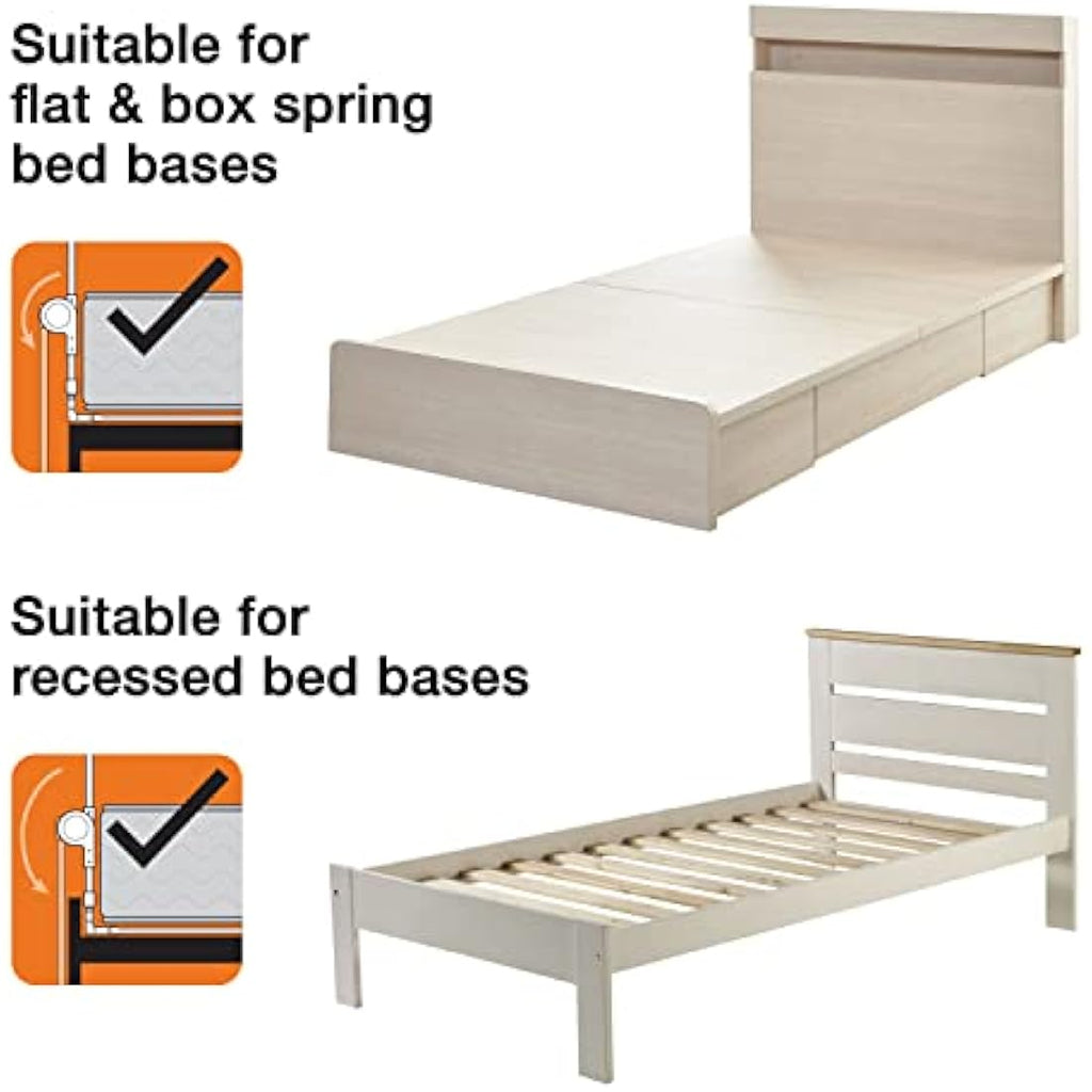 Dreambaby Nicole Bed Guard Rail – Extra Wide 150cm Toddler Safety – Grey