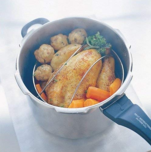 Prestige 6L High Dome Pressure Cooker – Grey Safety Handle Pot
