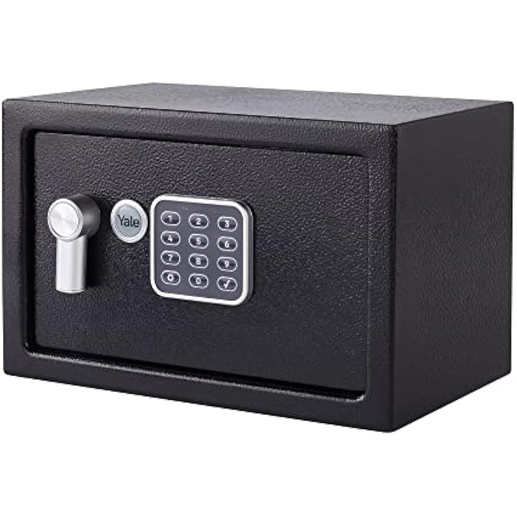 Yale Small Digital Value Safe – Steel Security Box with Keypad Entry