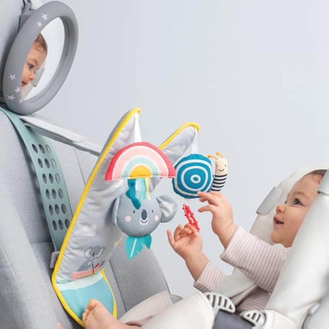 Taf Toys Koala Car Play Centre – Rear Facing Sensory Toy with Mirror