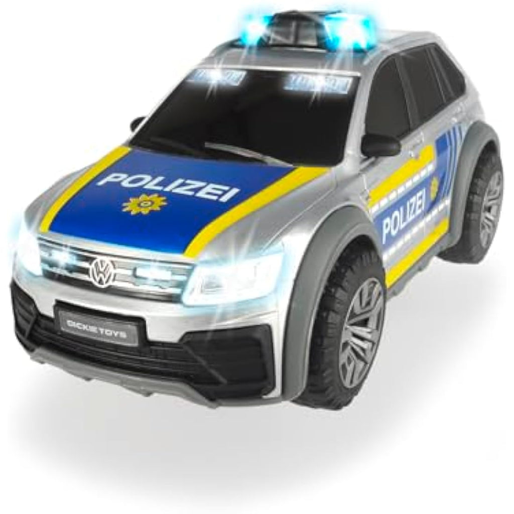Dickie Toys VW Tiguan R-Line Police SUV Toy Car with Light & Sound