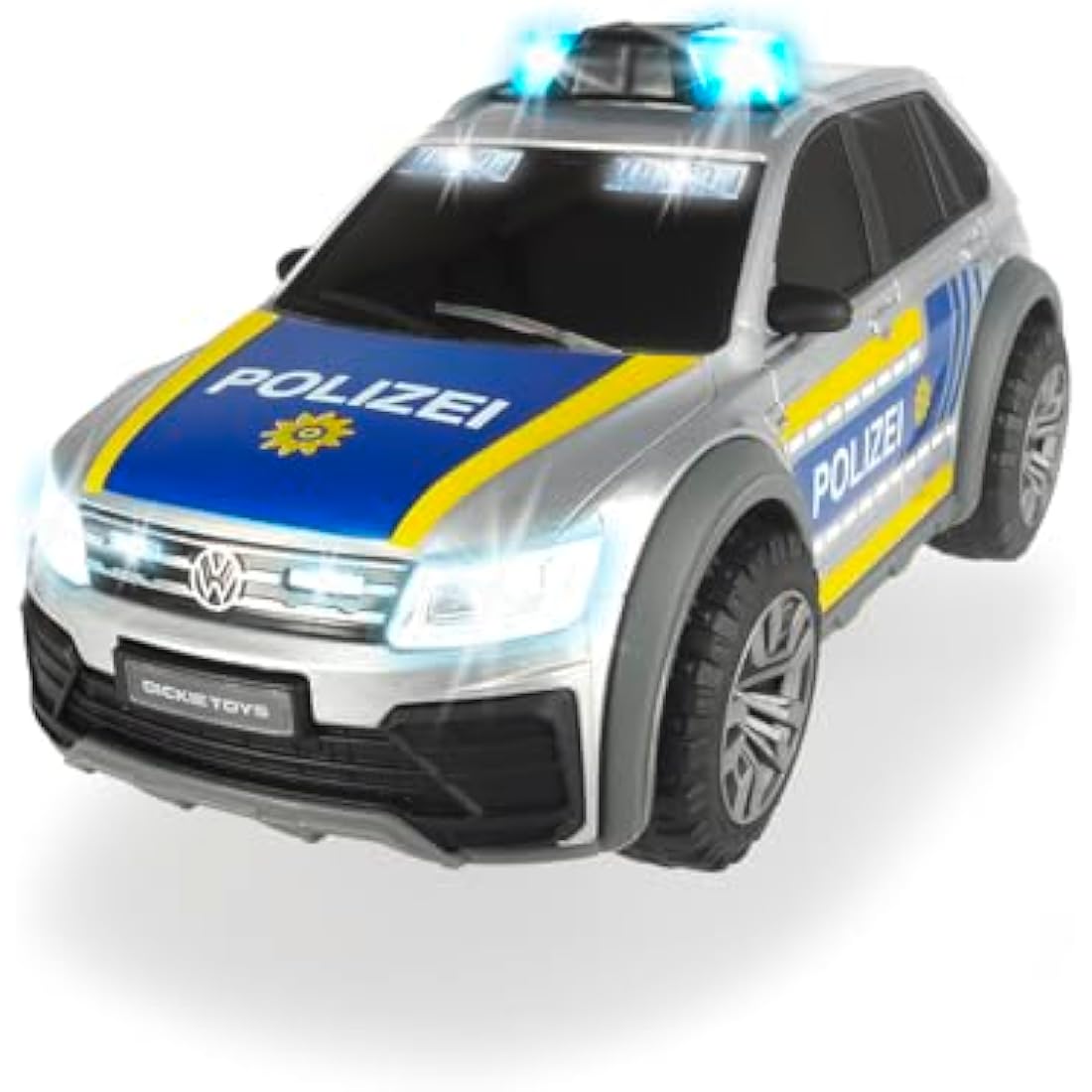 Dickie Toys VW Tiguan R-Line Police SUV Toy Car with Light & Sound