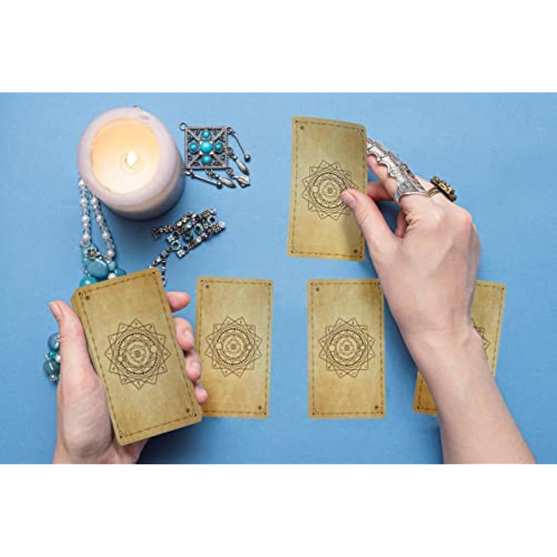 Tarot Cards Deck with Guidebook - 78 Classic Durable Cards