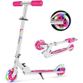 BELEEV V1 Kids Folding Kick Scooter | 2-Wheel Light Up Scooter for Ages 3-12