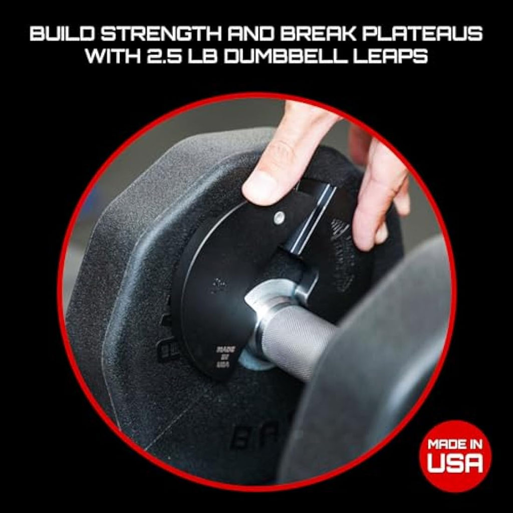 Micro Gainz 1.25LB Dumbbell Fractional Weight Plates | Sintered Steel