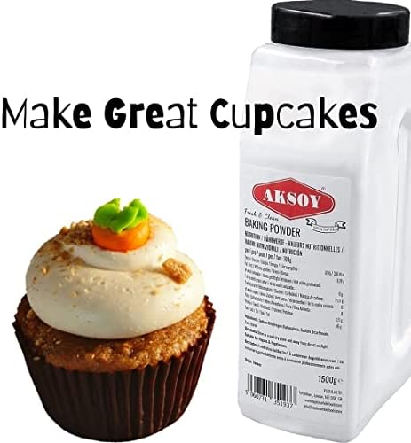 Aksoy Double Acting Baking Powder – 1KG Vegan Leavening Agent