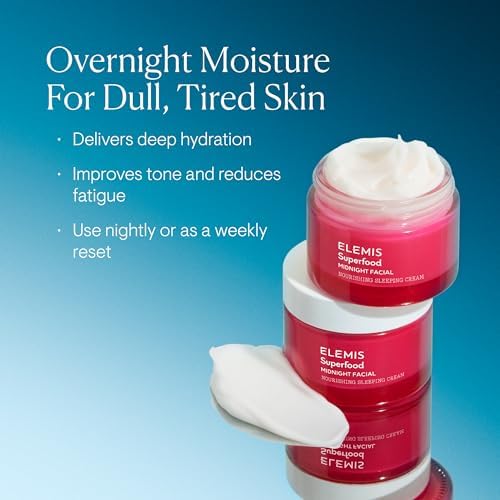 ELEMIS Superfood Midnight Facial Cream & Oil - Prebiotic Night Treatment