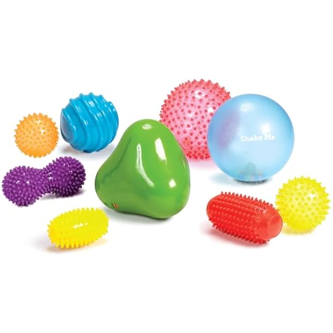 Edushape Sensory Mini Balls for Baby | 6-Pack BPA-Free Tactile Toys