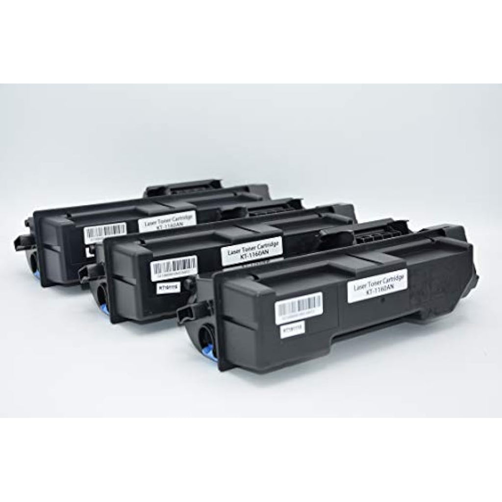 Duston TK-1160 Black Toner 3-Pack for Kyocera ECOSYS P2040dn P2040dw